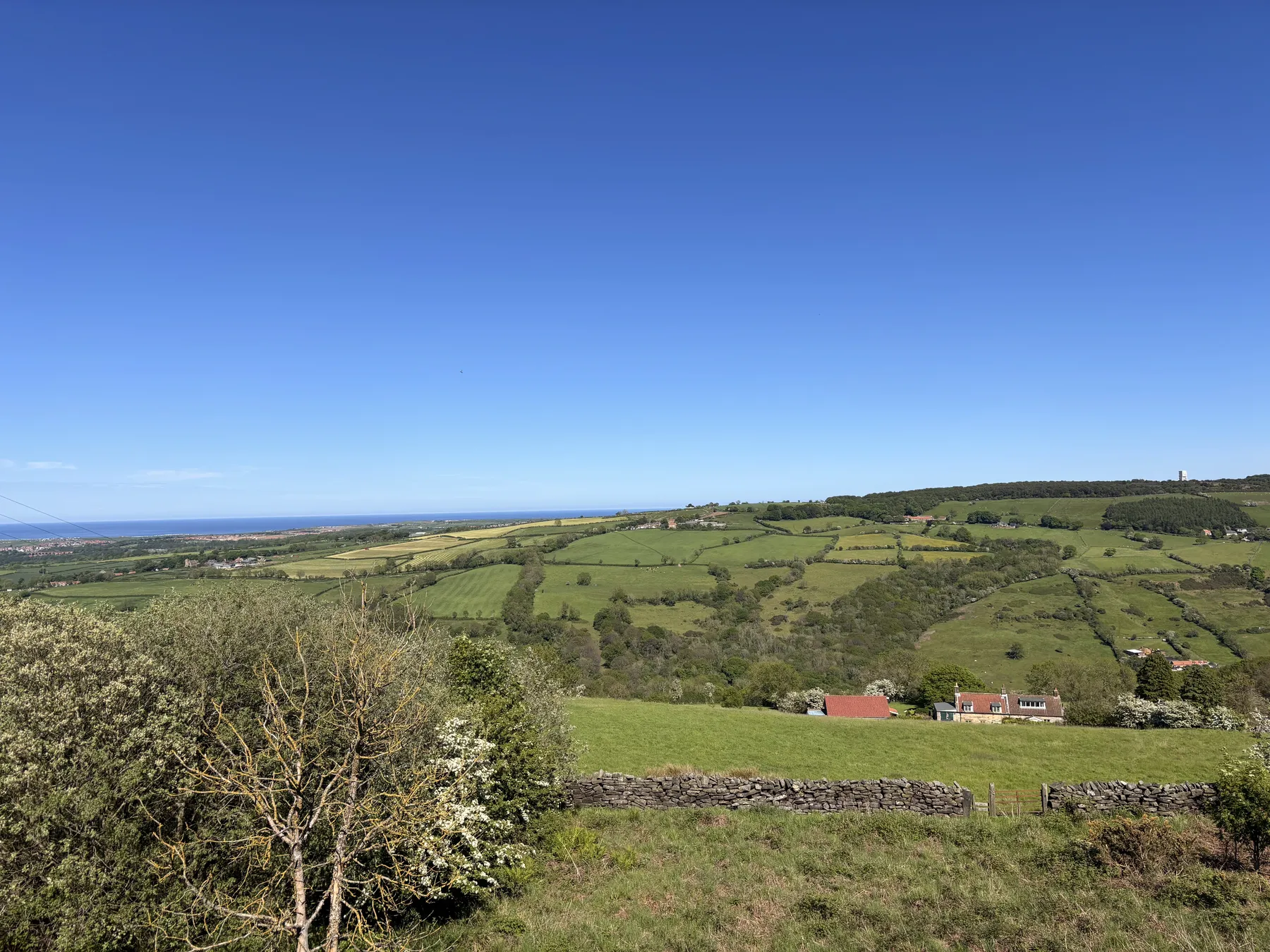 The road over Blue Bank in the North York Moors
